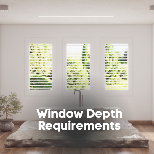 Window Shutter Depth Measuring Guides for Plantation Shutters | Coverly
