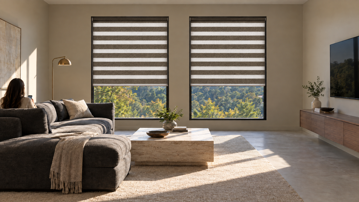 Zebra Shades in Bronze — image