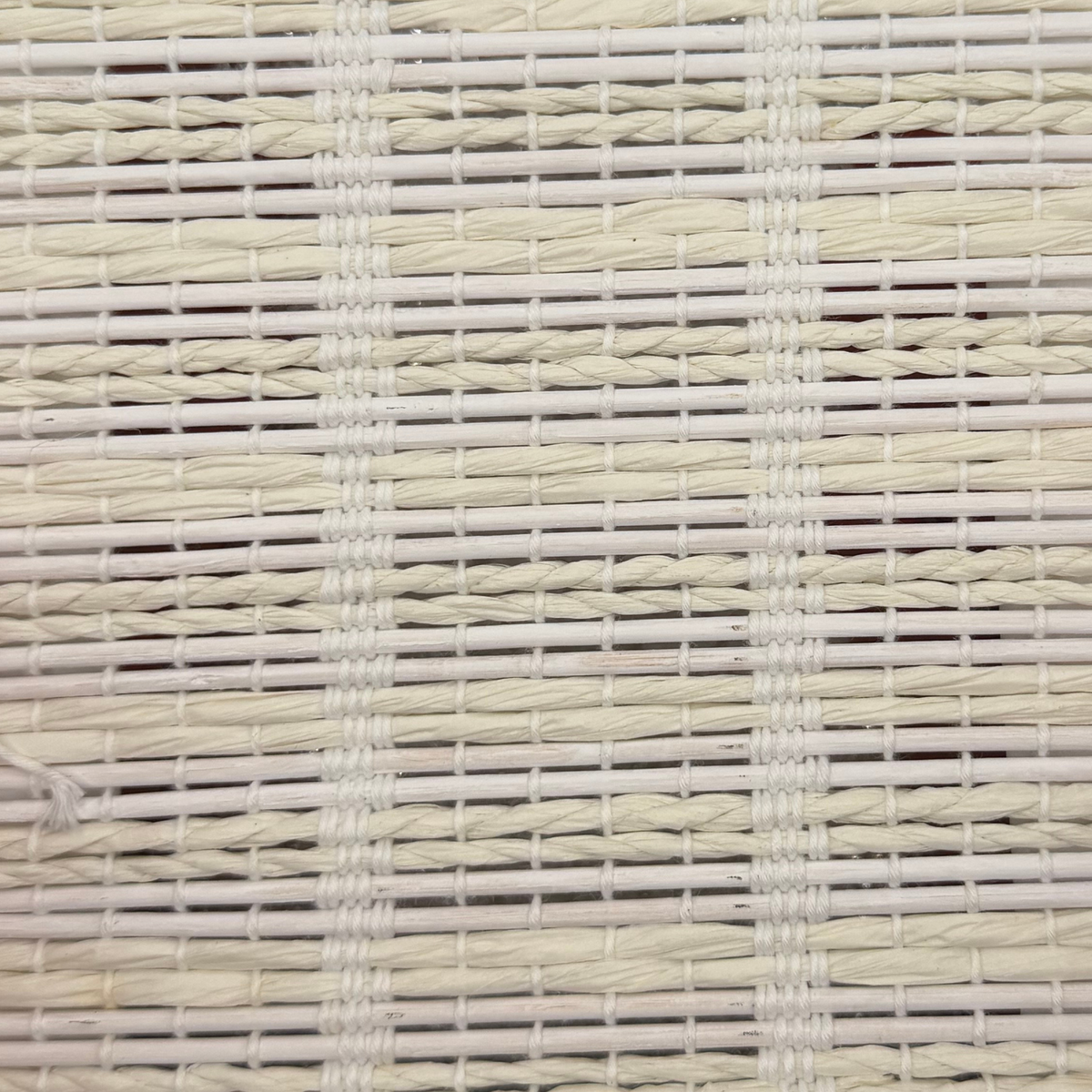 White Willow woven wood shade sample