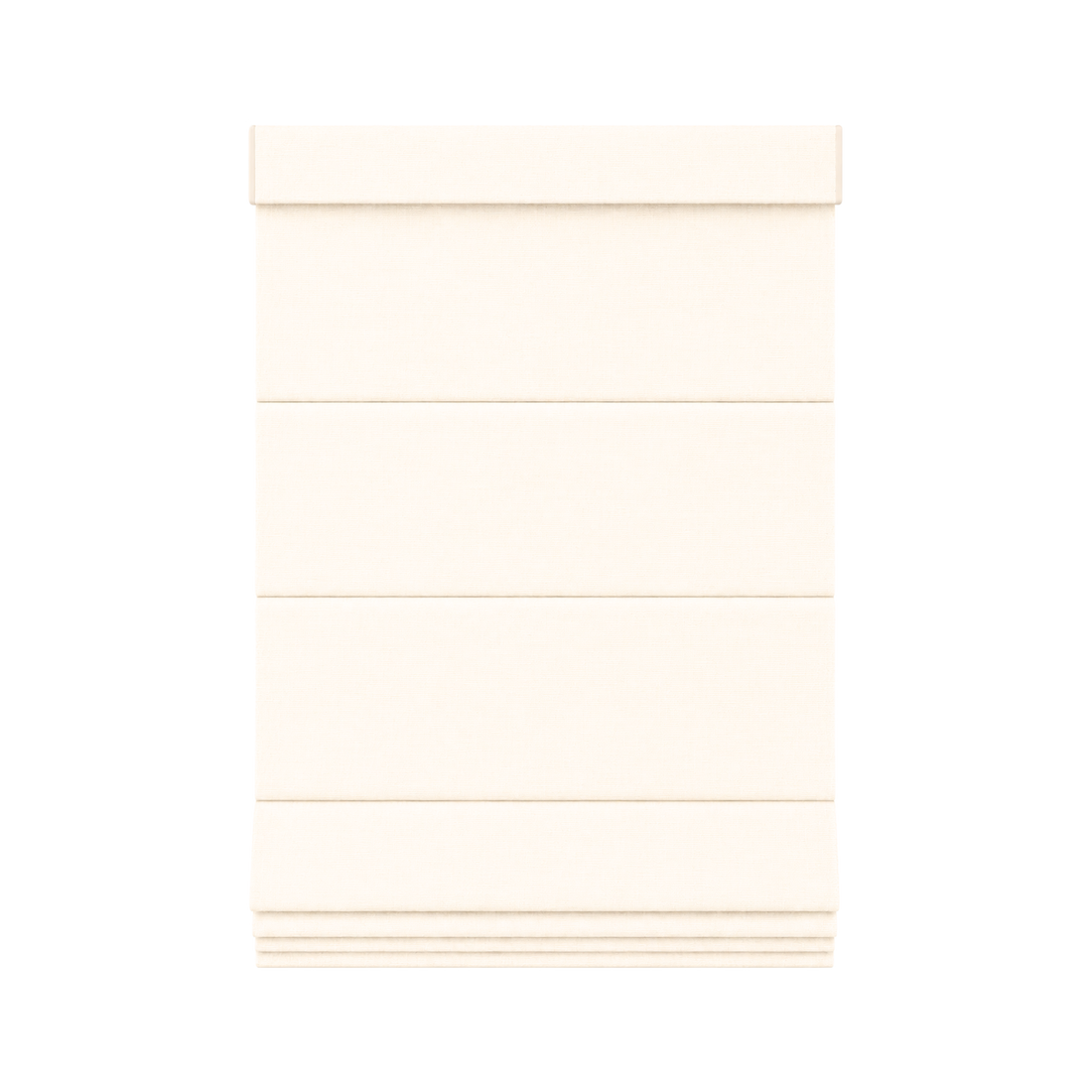 A stack of cream-colored rectangular sheets or panels stacked vertically on a plain white background.