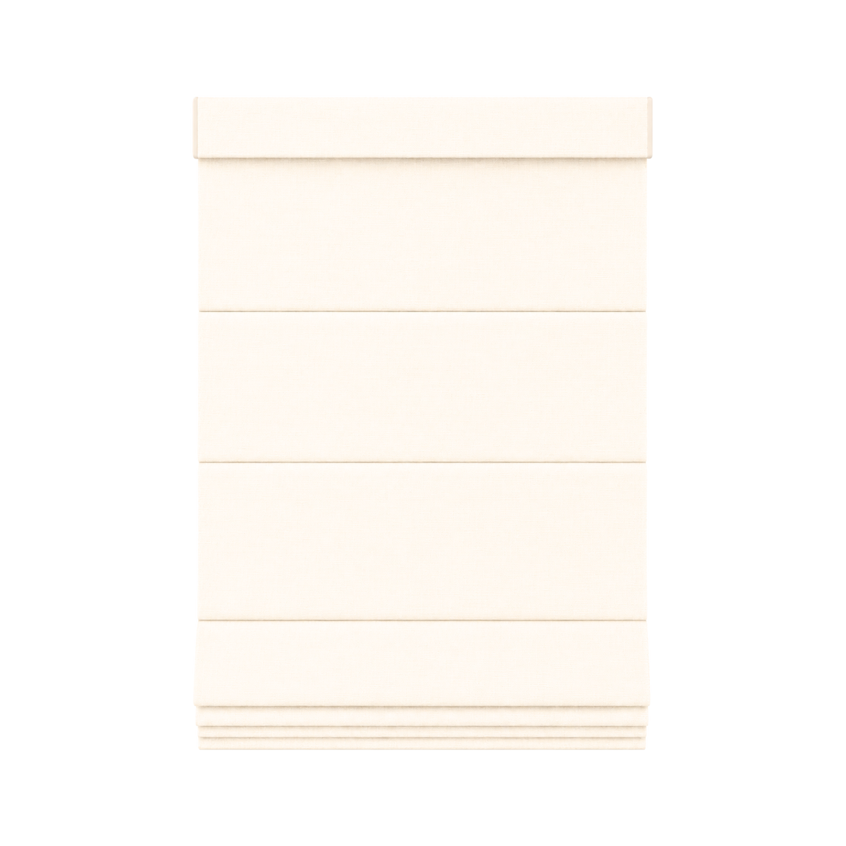 A stack of cream-colored rectangular sheets or panels stacked vertically on a plain white background.