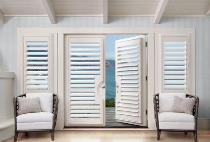 Hybrid Wood French Door Plantation Shutter