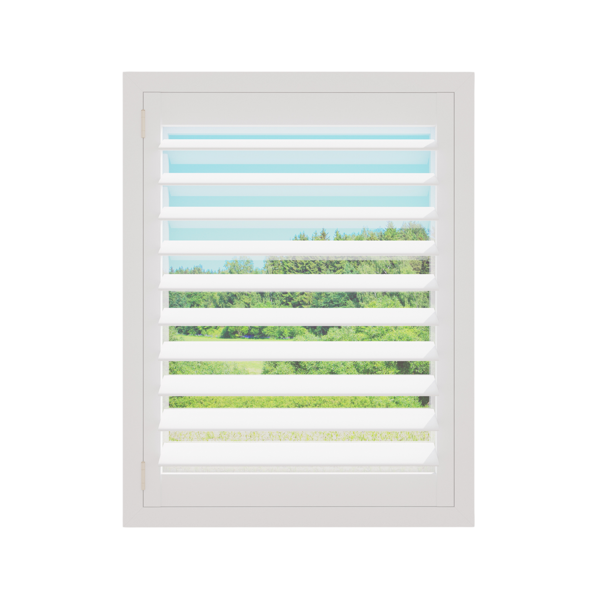 Hybrid Wood Plantation Shutter Coverly