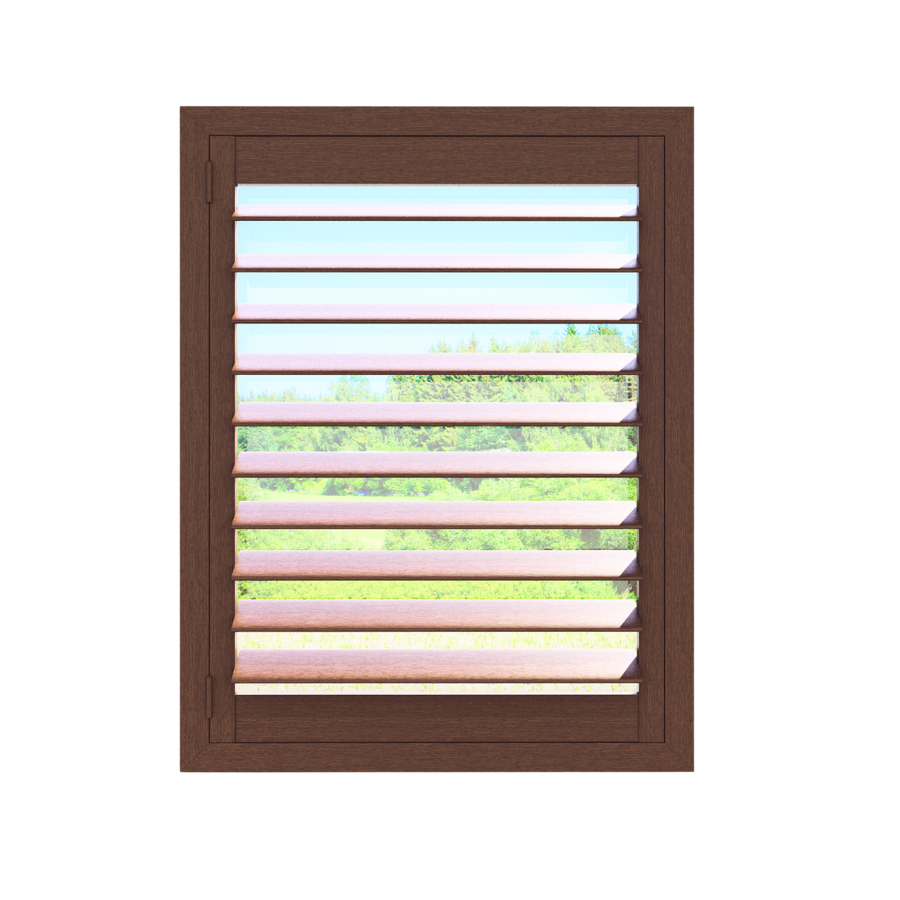 Stained Wood Plantation Shutter